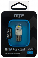 Светодиодные автолампы P21/5W MTF Night Assistant LED White 6000K (NP215WW)