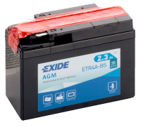 Мотоаккумулятор YTX4A-BS Exide AGM - 2.3 А/ч 35 А (ETR4A-BS)
