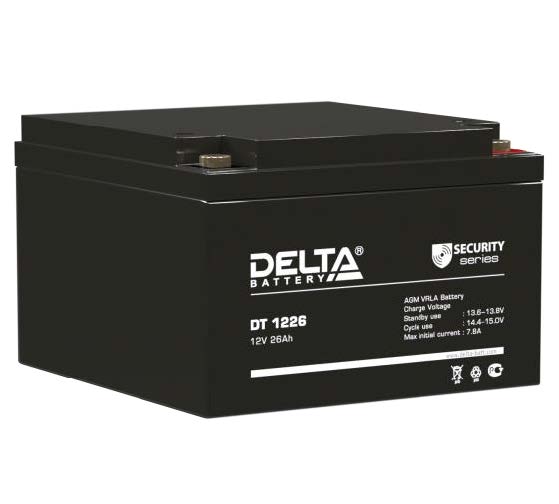 Аккумулятор Delta DT - 26 А/ч (DT 1226) ОПС серия