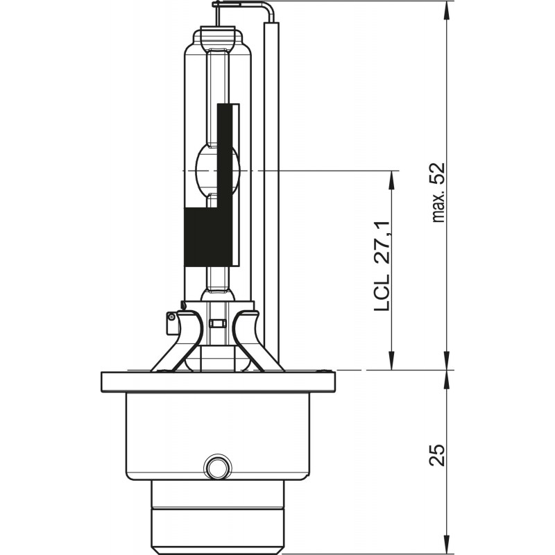 Ксеноновая лампа D2R Osram Xenarc Original (66250)