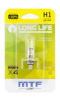 Автолампа H1 MTF Long Life 3000K (HLL1201b)