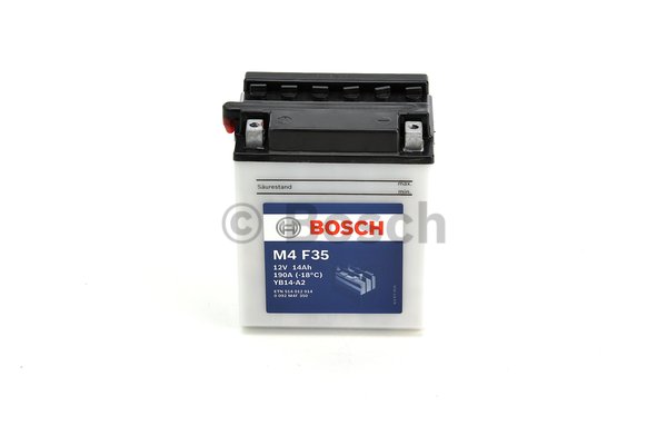 Мотоаккумулятор YB14-A2 Bosch M4 F35 Fresh pack - 14 А/ч (0 092 M4F 350) [+ -]