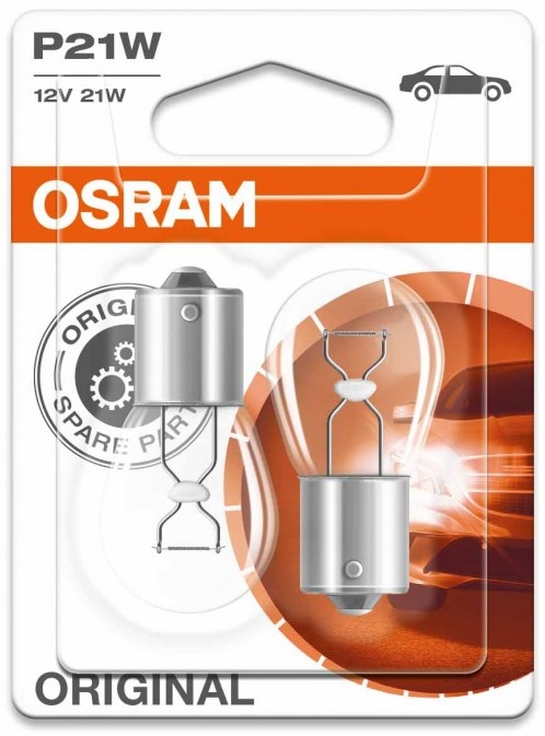 Автолампа P21W Osram Original (7506-02B)