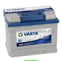 Аккумулятор автомобильный Varta Blue Dynamic D43 - 60 А/ч (560 127 054) [+-]