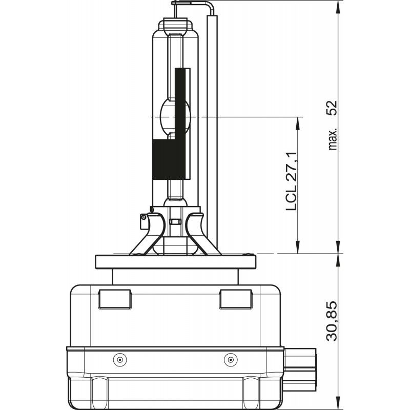 Ксеноновая лампа D1R Osram Xenarc Original (66150/66154)