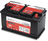 Аккумулятор Start-Stop автомобильный Metaco AGM - 80 А/ч [-+] увеличенная гарантия 3 года!