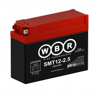 Мотоаккумулятор WBR AGM - 2.5 А/ч 40 А (SMT12-2,5) 