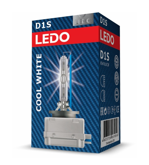 Лампа ксеноновая D1S Ledo Cool White 6000K (85410LXCW)