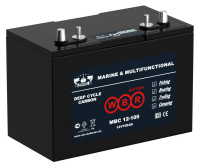 Аккумулятор WBR Marine MBC 12-105-2 CARBON - 105 А/ч - тяговый (для лодочных электромоторов)