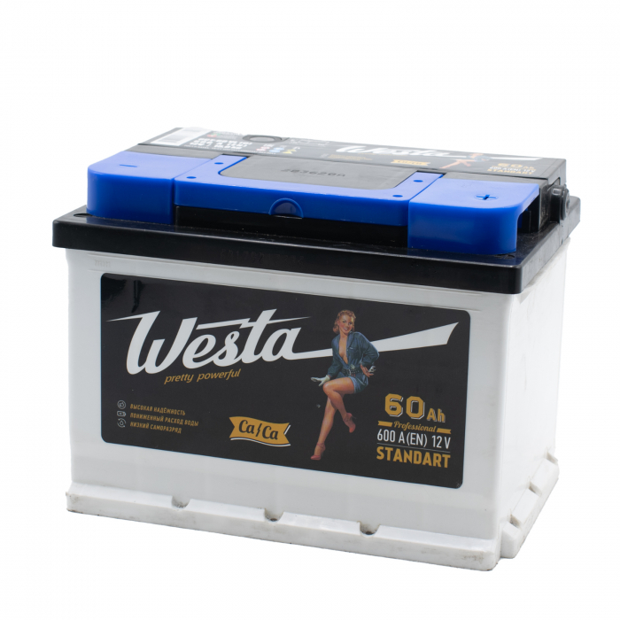 Аккумулятор автомобильный Westa Black - 75 А/ч [-+] Турция