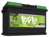 Аккумулятор Start-Stop автомобильный Topla Top Stop & Go AGM - 70 А/ч [-+]