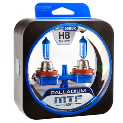 Автолампы H8 MTF Palladium 5500K (HPA1208)