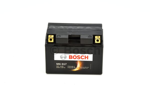 Мотоаккумулятор TTZ14S-BS Bosch M6 017 AGM - 11 А/ч (0 092 M60 170) [+ -]