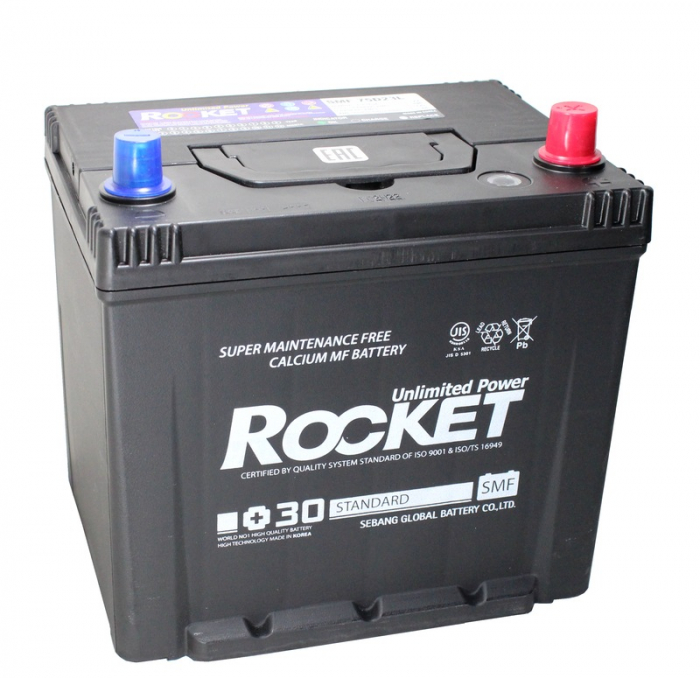 Аккумулятор автомобильный Rocket Asia SMF 75D23L - 65 А/ч  [-+]