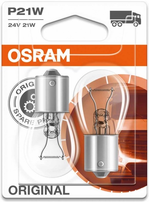 Автолампы грузовые P21W Osram Original Line (7511-02B) 24V
