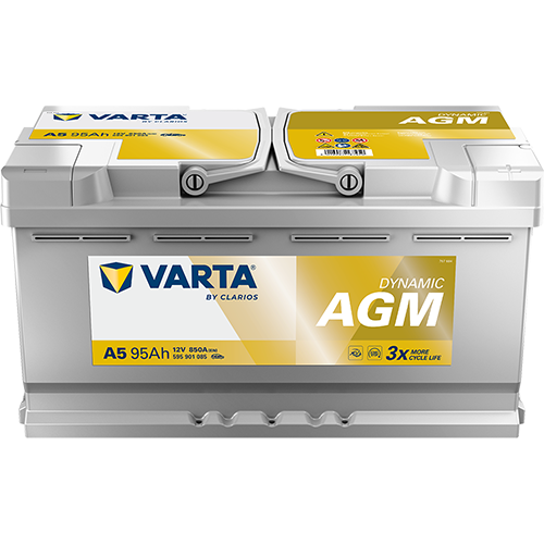 Аккумулятор Start-Stop автомобильный Varta A5 Dynamic AGM - 95 А/ч (595 901 085) [-+]