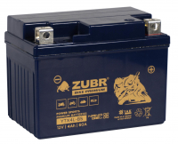 Мотоаккумулятор Zubr Bike Premium Nano Gel - 4 А/ч 60 А (YTX4L-BS) YT4L-BS [-+]