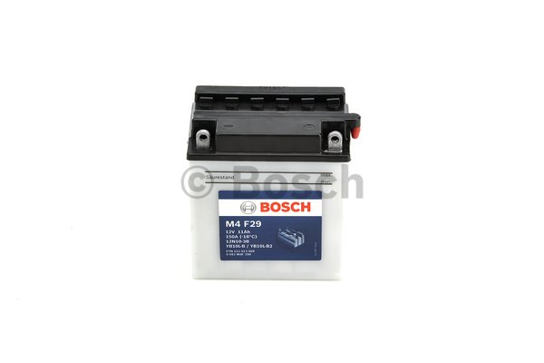Мотоаккумулятор YB10L-B Bosch M4 F29 Fresh pack - 11 А/ч (0 092 M4F 290) [- +]