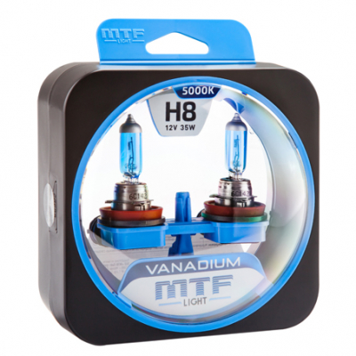 Автолампы H8 MTF Vanadium 5000K (HVN1208)