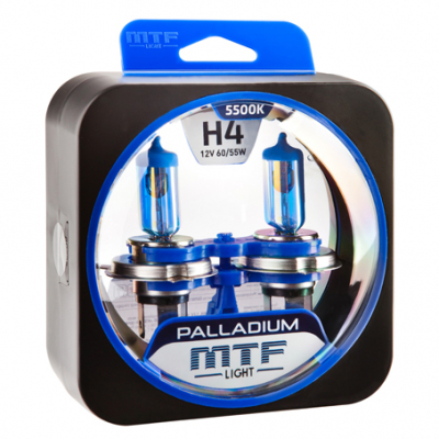 Автолампы H4 MTF Palladium 5500K (HPA1204)
