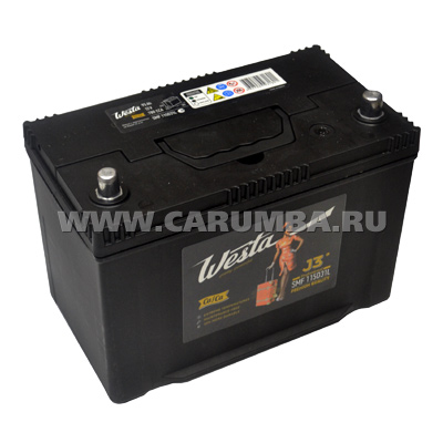 Аккумулятор автомобильный Westa 115D31L Asia - 100 А/ч (обратная полярность) Турция