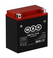 Мотоаккумулятор WBR AGM - 18 А/ч 270 А (SMT12-18-B) YTX20CH-BS