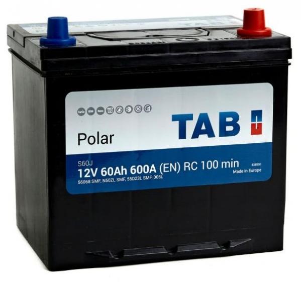 Аккумулятор автомобильный TAB Polar - 60 А/ч [-+]
