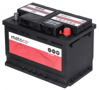 Аккумулятор автомобильный Metaco - 75 А/ч [-+]