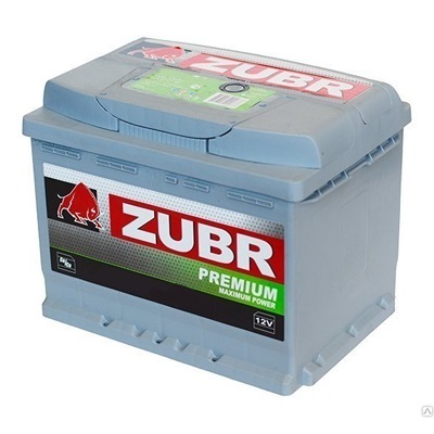 Аккумулятор автомобильный Zubr Premium - 65 А/ч [+-]