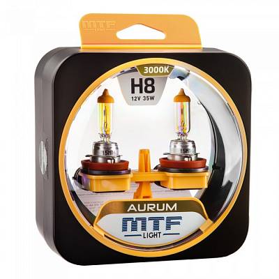 Автолампы H8 MTF Aurum 3000K (HAU1208)