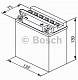 Мотоаккумулятор YB9L-A2 Bosch M4 F27 Fresh pack - 8 А/ч (0 092 M4F 270) [- +]