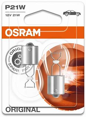 Автолампа P21W Osram Original (7506-02B)