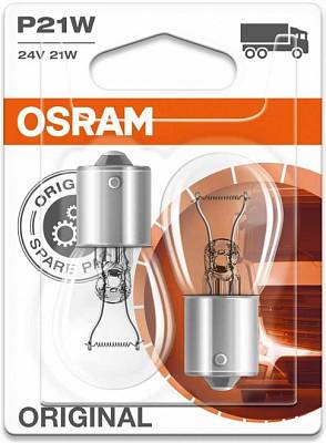 Автолампы грузовые P21W Osram Original Line (7511-02B) 24V