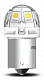 Светодиодные автолампы R5W Philips Ultinon Pro6000 SI LED White 6000K (24805CU60X2)