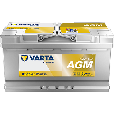 Аккумулятор Start-Stop автомобильный Varta A5 Dynamic AGM - 95 А/ч (595 901 085) [-+]