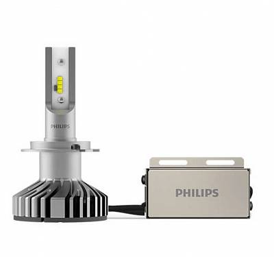 Светодиодные лампы H7 Philips X-Treme Ultinon LED +200% 6500K (12985BWX2)