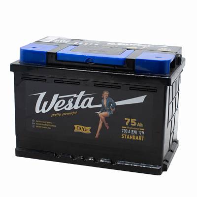 Аккумулятор автомобильный Westa Black - 75 А/ч [-+] Турция