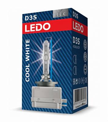 Лампа ксеноновая D3S Ledo Cool White 6000K (42302LXCW)