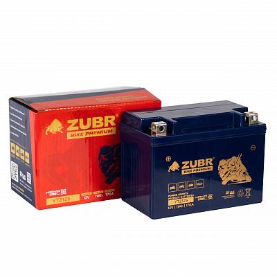 Мотоаккумулятор Zubr Bike Premium Nano Gel - 11 А/ч 170 А (YTZ12S) TTZ12S-BS [+-]