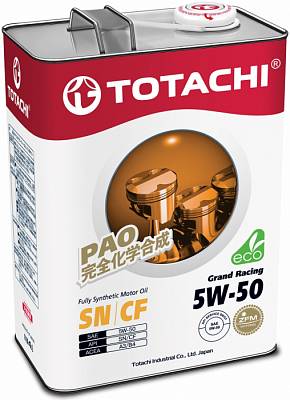 Моторное масло Totachi Grand Racing 5W-50 SN