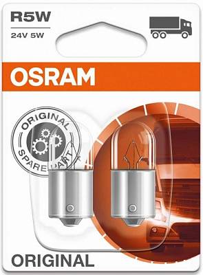 Автолампы грузовые R5W Osram Original Line (5627-02B) 24V