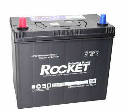 Аккумулятор автомобильный Rocket Asia Premium SMF 75B24R - 55 А/ч  [+-]