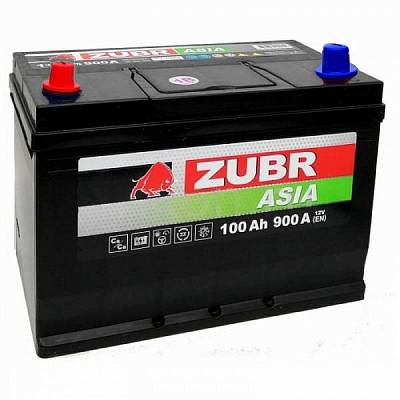 Аккумулятор автомобильный Zubr Premium Asia - 100 А/ч (D31R) [+-]