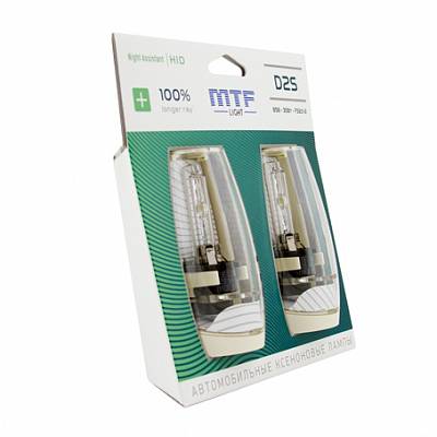 Лампы ксеноновые D2S MTF Night Assistant +100% 4800K (NABD2S)