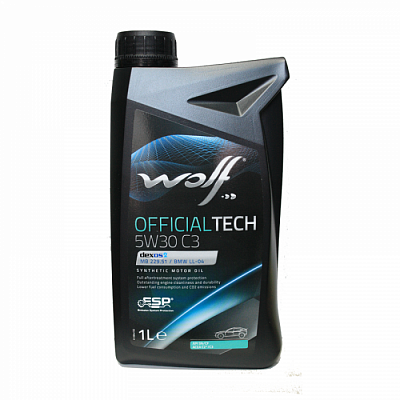Моторное масло Wolf Officialteah 5W-30 C3