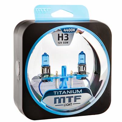 Автолампы H3 MTF Titanium 4400K (HTN1203)