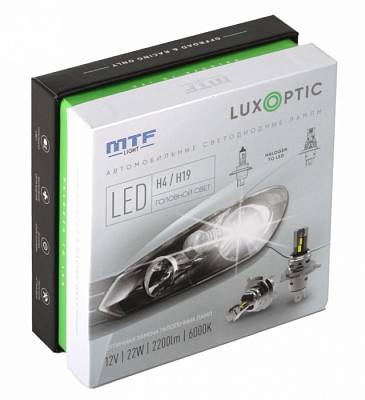 Светодиодные лампы H4/H19 MTF LUXOPTIC LED 6000K (ST04K6)