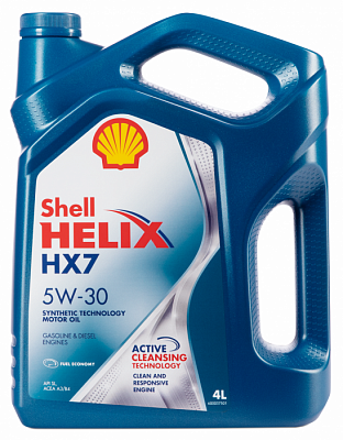 Моторное масло Shell Helix HX7 5W-30 A3/B4