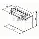 Мотоаккумулятор Y50N18L-A2 Bosch M4 F47 Fresh pack - 20 А/ч (0 092 M4F 470) [- +]