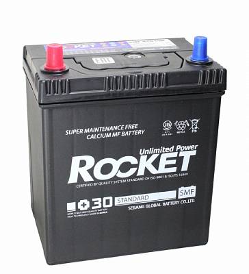 Аккумулятор автомобильный Rocket Asia SMF 46B19R - 42 А/ч  [+-]